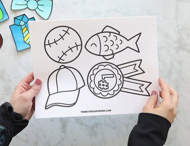 Printable Father's Day Wreath