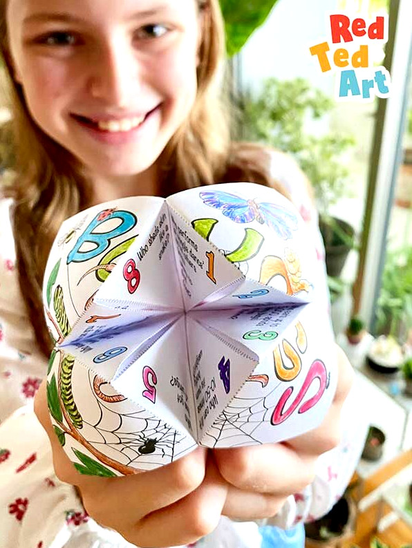 Bug Facts Fortune Tellers