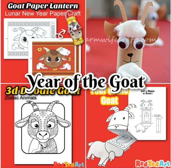 Chinese New Year 2027 Year of the Goat crafts