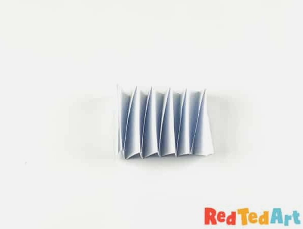 completed accordion fold