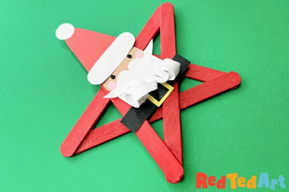 your craft stick santa