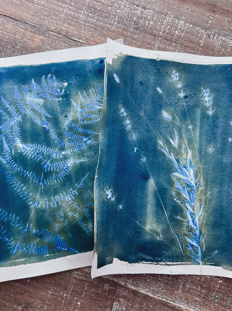 cyanotype prints with bad result