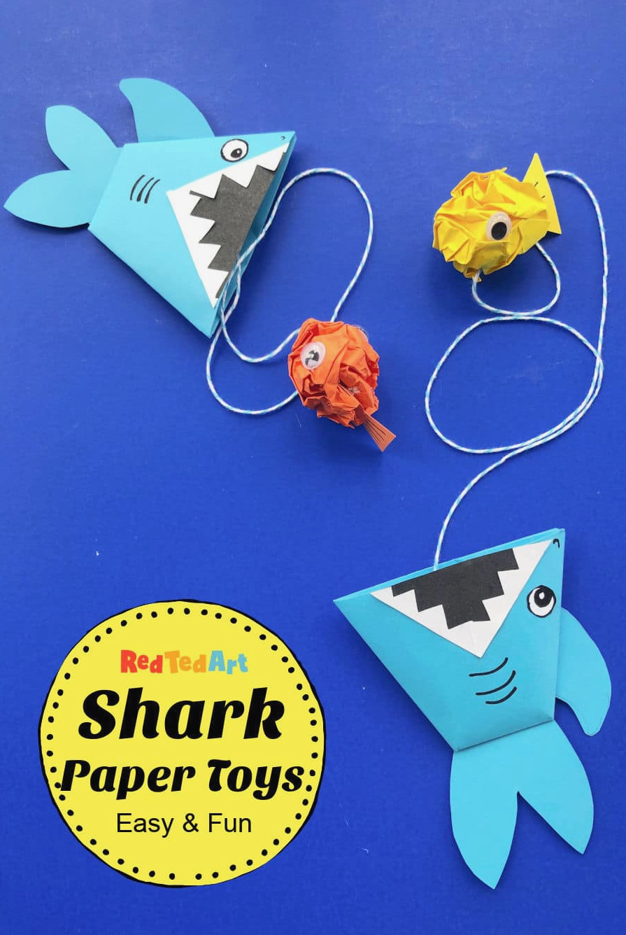 Paper Toy Shark Origami