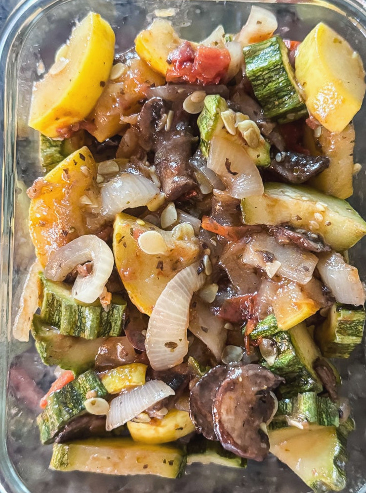 sauteed garden veggies