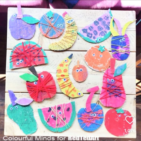 lots of summer fruit craft ideas